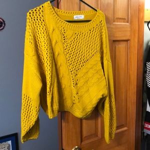 Yellow sweater